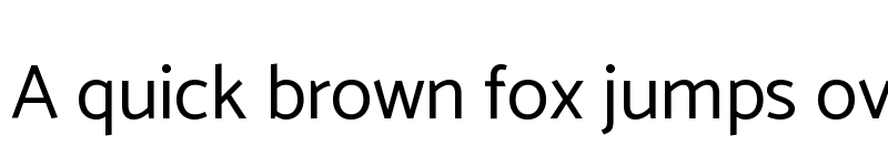 Preview of Catamaran Regular font