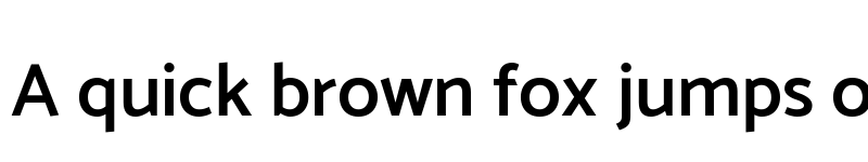 Preview of Catamaran SemiBold font