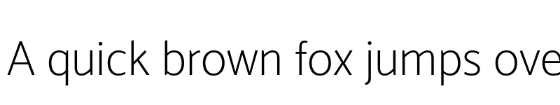 Preview of Catamaran Thin font