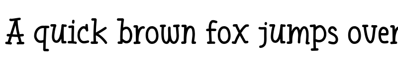 Preview of Catbrother Regular font