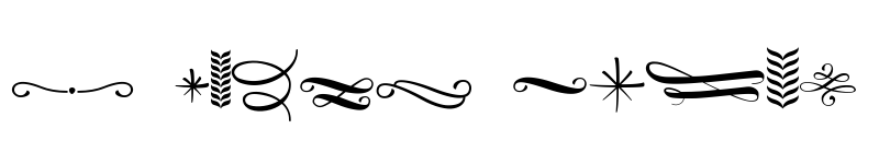 Preview of Catsy W05 Ornaments Regular font