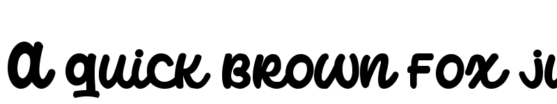 Preview of Catterpillar Regular font