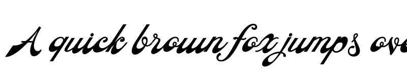 Preview of Cattleya Regular font