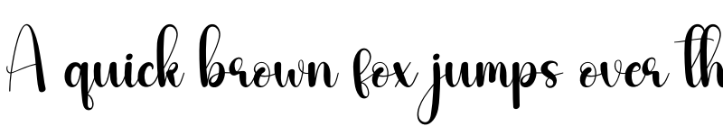 Preview of Catty Regular font