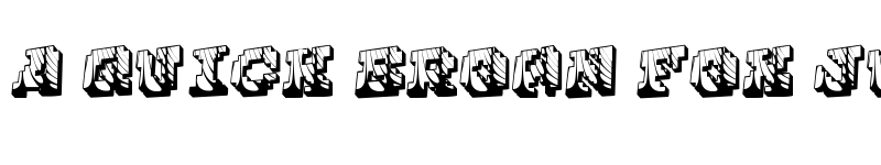 Preview of Cauterise Regular font
