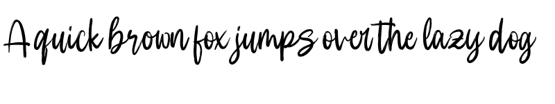 Preview of Cautions Brush Regular font