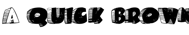 Preview of Caveman Regular font