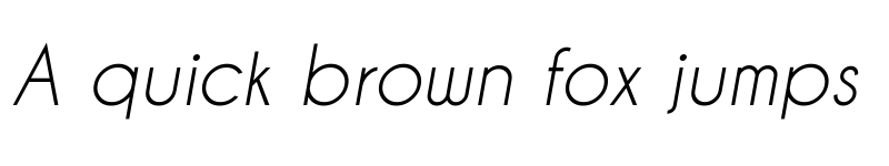 Preview of Caviar Dreams Italic font