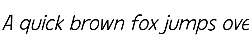 Preview of CCHeroSandwichPro ExtraLight Italic Italic font
