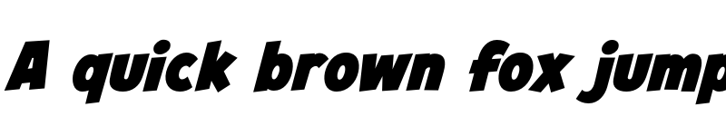 Preview of CCHeroSandwichPro Heavy Italic Italic font