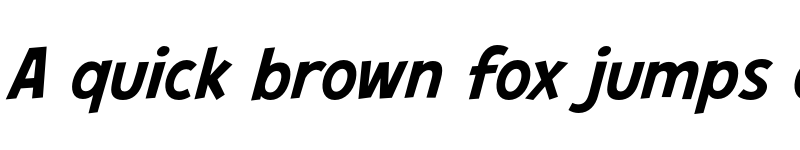 Preview of CCHeroSandwichPro Medium Italic Italic font
