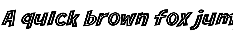 Preview of CCSmashInline Regular font