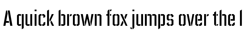 Preview of CCUltimatumForce Regular font