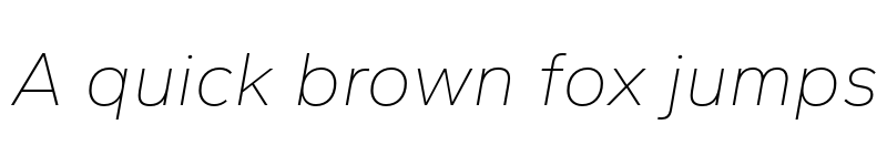 Preview of Celebes Thin Italic font