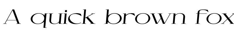 Preview of Cellofy Expanded Italic font