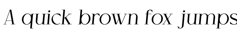 Preview of Cellofy Light Italic font