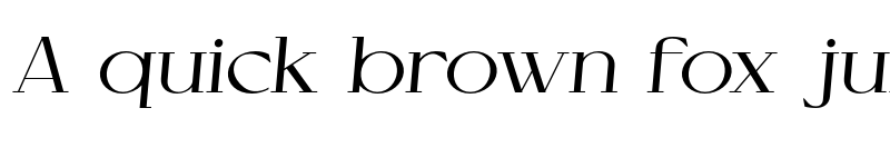 Preview of Cellofy Semi Expanded Italic font