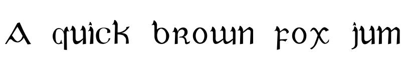 Preview of Celtic Gaelige Regular font