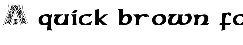 Preview of Celticmd Decorative w Drop Caps font