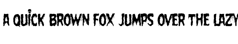 Preview of Cemetery King Regular font