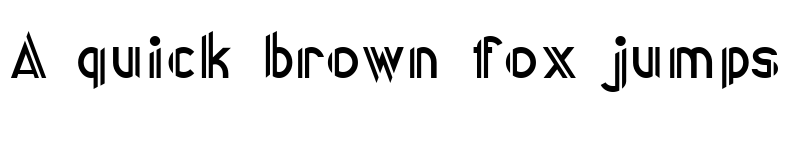 Preview of CentreClaws Regular font