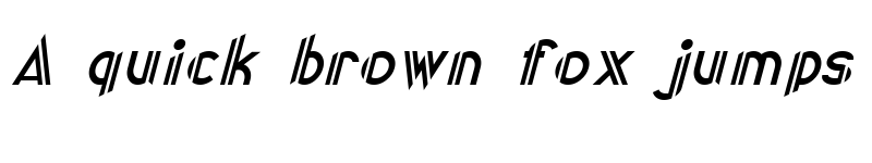 Preview of CentreClawsSlant Regular font