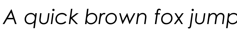 Preview of Century Gothic Pro Italic font