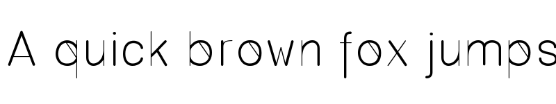 Preview of Cero Medium font