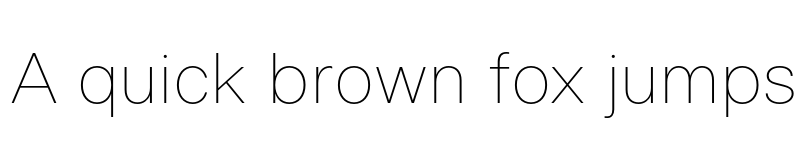 Preview of Certia Thin font