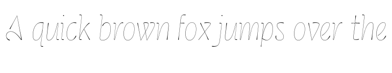 Preview of Cerulya CF Demi Bold Italic font