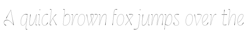 Preview of Cerulya CF Regular Italic font