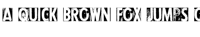 Preview of CF Letterpress Type PERSONAL Regular font