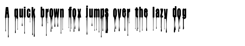 Preview of CF My Bloody Valentine Regular font