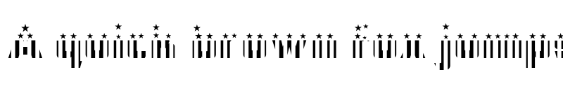 Preview of CFB1 American Patriot SOLID 2 Bold font