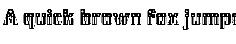 Preview of CFB1 American Patriot SOLID 2 Regular font