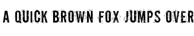 Preview of CGF Off-Road Regular font