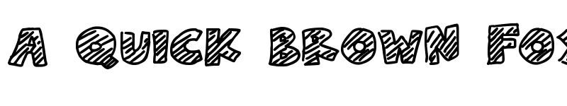 Preview of Chalk Dash Regular font