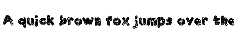 Preview of Chalk Scratches Rough Bold font