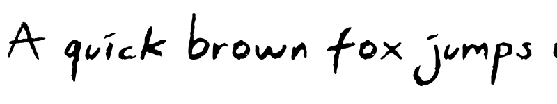 Preview of Chalker Dust Regular font