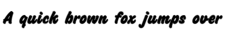 Preview of Challenge Contour Regular font