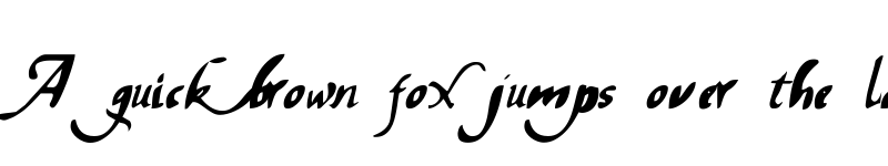 Preview of chancelaresca chancelaresca pw font