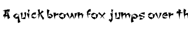 Preview of ChangChang Regular font