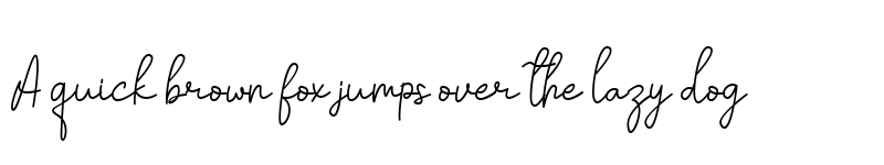 Preview of Chanilly Regular font