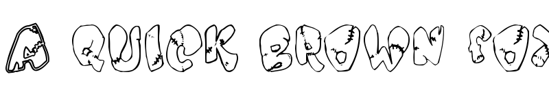 Preview of Chankenstein Regular font