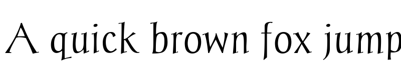 Preview of Chantelli Antiqua Regular font