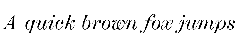 Preview of Chapman Regular Italic font