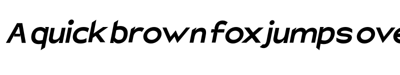 Preview of Charger Eco Oblique font