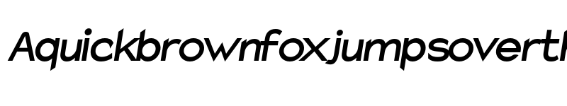 Preview of Charger Pro ExBdObl font