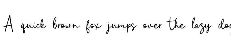 Preview of Charisty Regular font