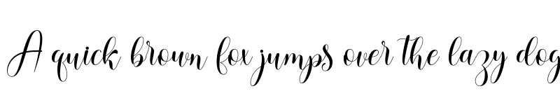 Preview of Charlotte Script Regular font